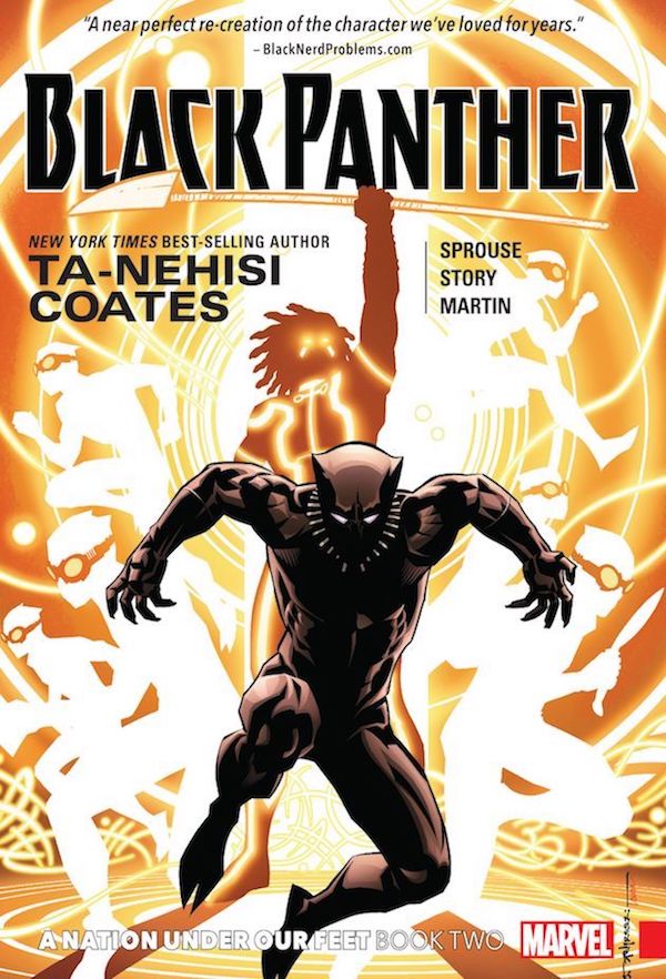 comic book cover for Black Panther volume two by Ta-Nehisi coates